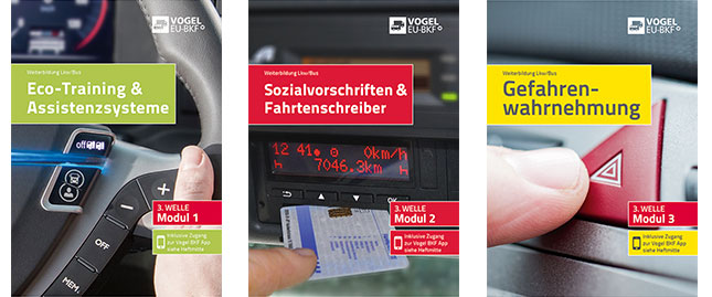 Titelseiten Ausbildungsmaterial